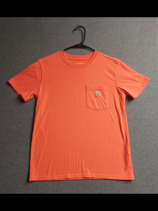 Carhartt Other - Carhartt Bright Orange/pink Pocket T-Shirt Loose Fit Size Small